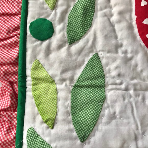 Vintage Britannica Home Fashions Ladybug Standard Pillow Sham Quilted 26" X 20" - Picture 10 of 16